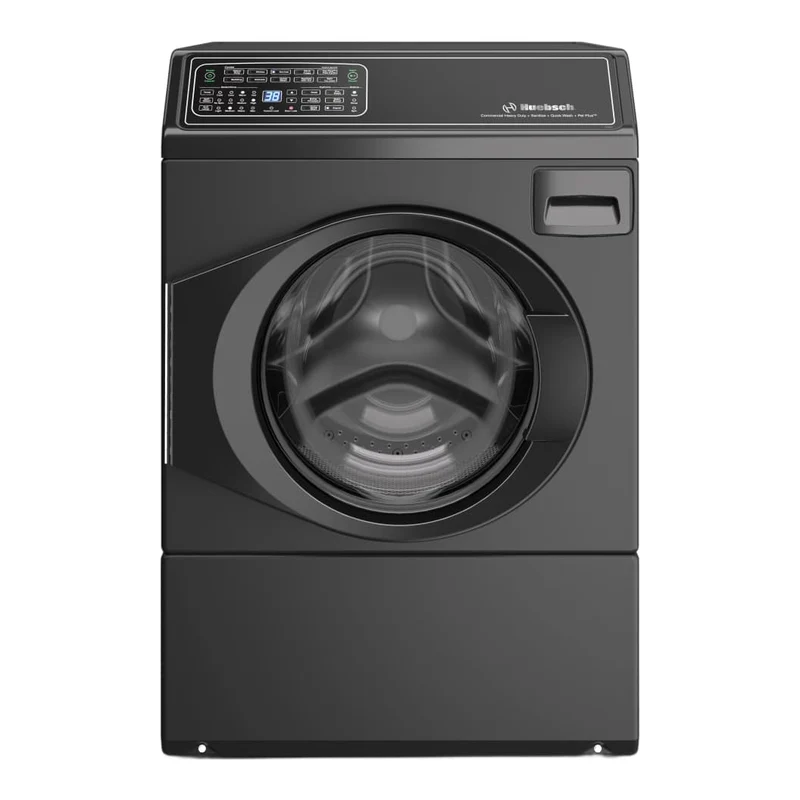 Laveuse à chargement frontal 27 po, 3,5 pi³ Noir mat avec cycle Pet Plus™ et Sanitize avec Oxi - FF7