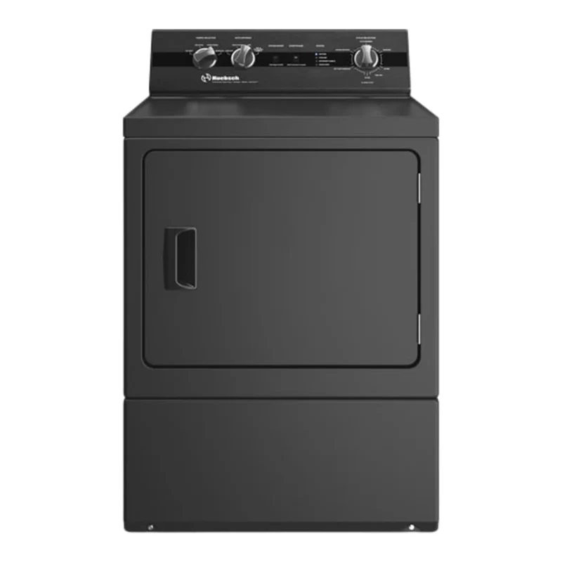 Sécheuse électrique à chargement frontal avec Pet Plus et vapeur, 7,0 pi³ Noir mat