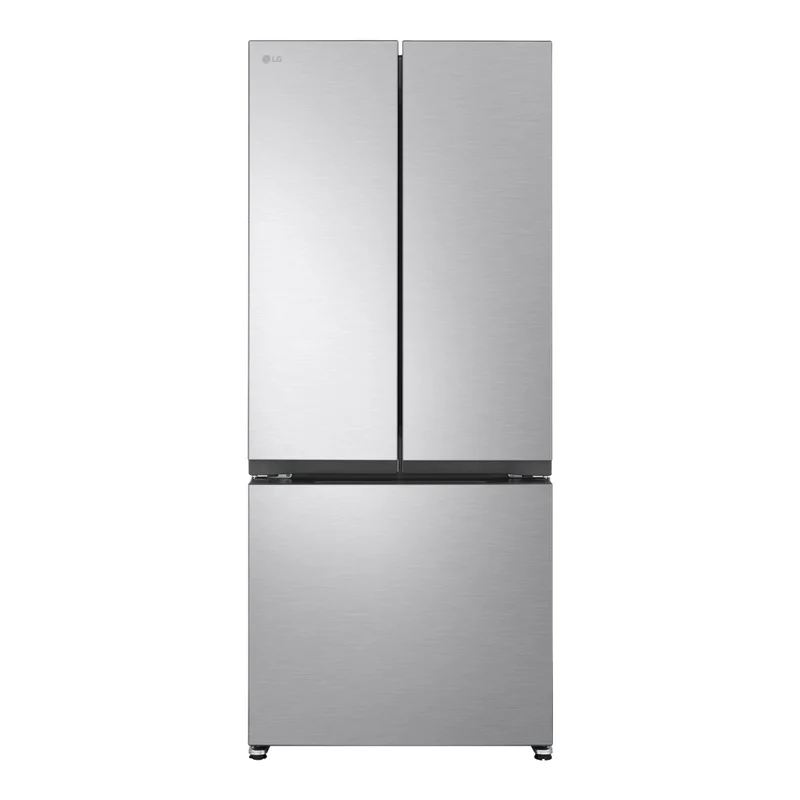 Réfrigérateur à portes françaises, profondeur comptoir 30 po, 18 pi³ 3 portes Inox avec Fonction Gel express