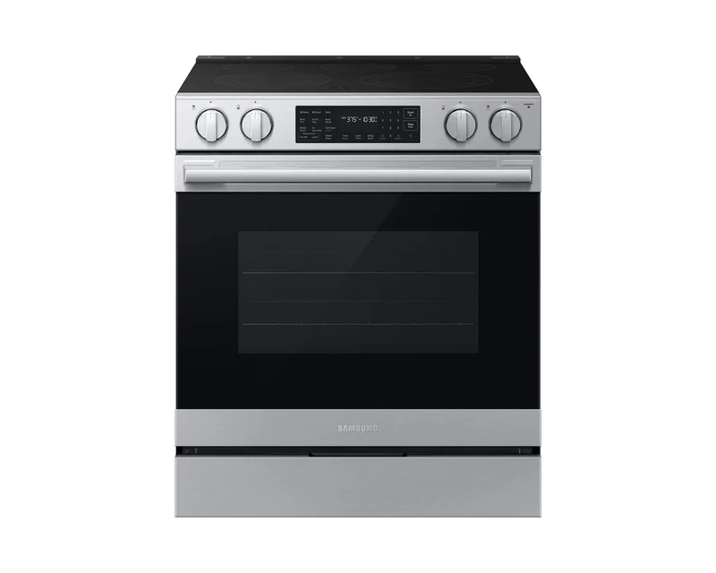 Cuisinière électrique encastrable 30 po, 6,3 pi³ Inox avec Convection véritable et Air Fry Max