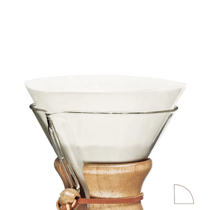 Filtres circulaires pré-pliés Chemex