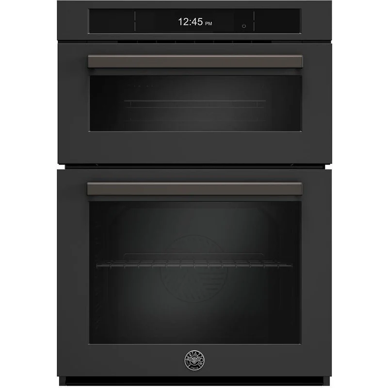 Bertazzoni Four mural encastré combinaison avec micro-ondes rapide de 30 pouces, 6,4 pi. cu. FPRO30COVTC