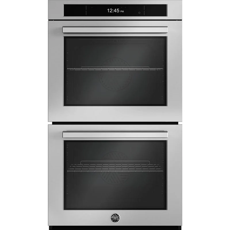 Bertazzoni Four mural double encastré de 30 pouces, 9,6 pi. cu. avec Bertazzoni Assistant FPRO30FDVTX