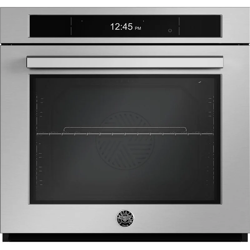 Bertazzoni Four mural simple encastré de 30 pouces, 4,8 pi. cu. avec vapeur FPRO30FSSTX