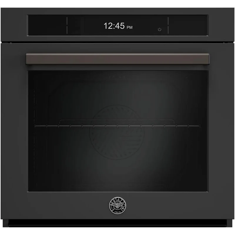 Bertazzoni Four mural simple encastré de 30 pouces, 4,8 pi. cu. avec vapeur FPRO30FSVTC