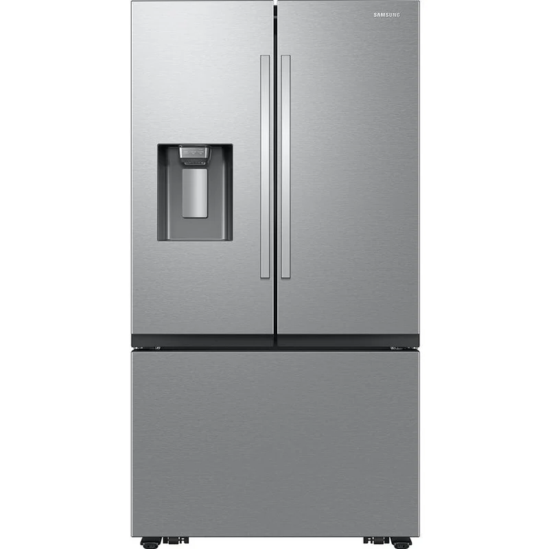 Samsung Réfrigérateur Bespoke AI à 3 portes de type français de 31 pi³ RF32CG5B30SRAA