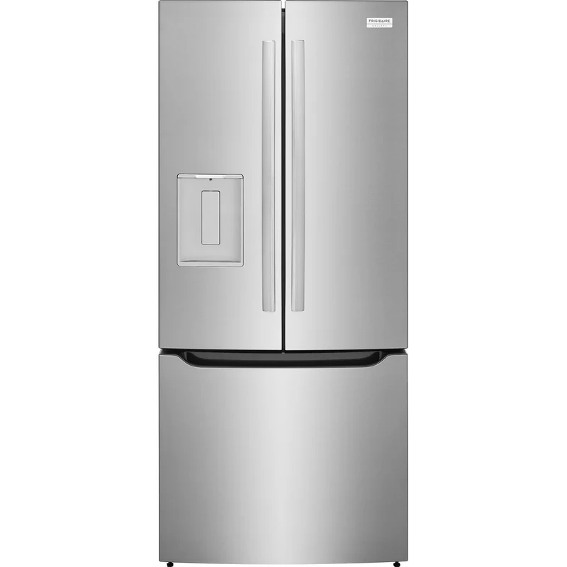 Frigidaire Gallery Réfrigérateur à trois portes avec porte à deux battants de 30 pouces, 20 pi³ avec machine à glaçons GRFS2023AF
