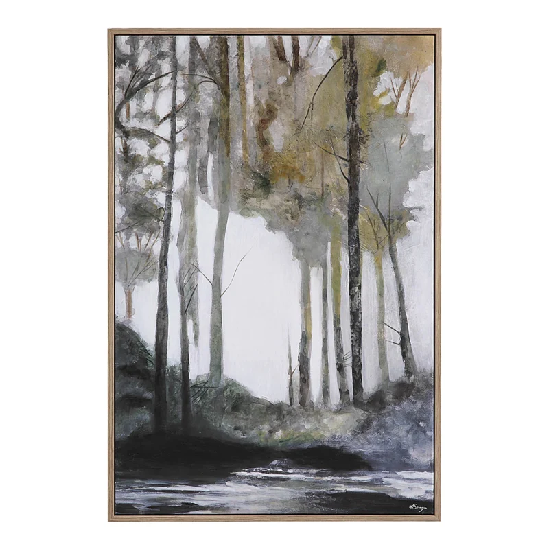 Toile 40 x 60 po avec un cadre noyer clair - Catania