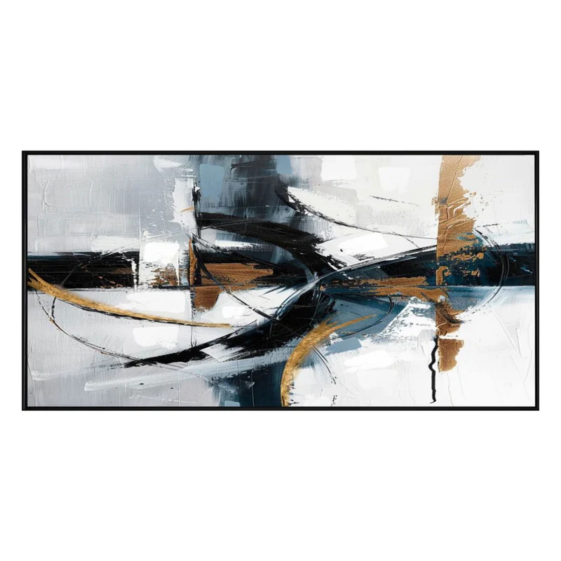 Toile 56 x 28 po avec un cadre noir - Energy In Motion