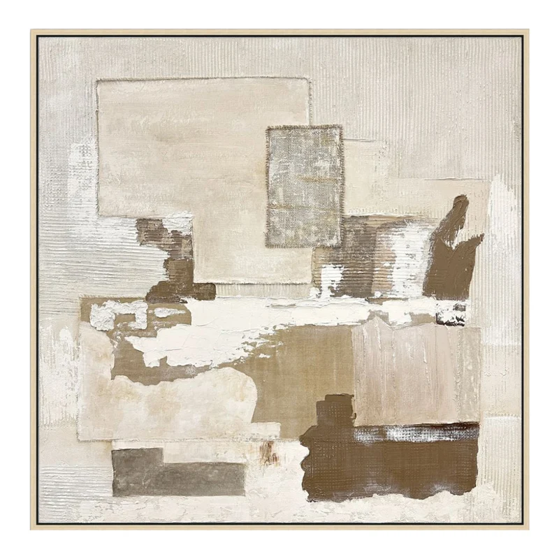 Toile 50 x 50 po avec un cadre en bois - Tactile Echoes