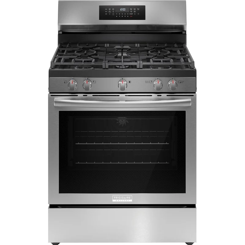 Frigidaire Gallery Cuisinière amovible gaz de 30 pouces avec technologie Air Fry GCRG3059BF