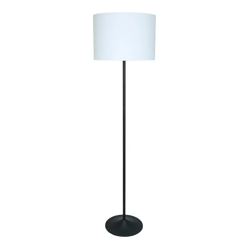 Lampe sur pied en métal noir 59 po - LL2290-08