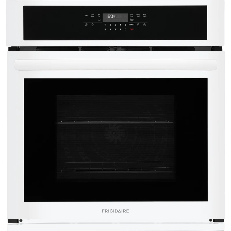 Frigidaire Four mural encastré simple de 27 po, 3,8 pi. cu. avec friture à l'air chaud FCWS2730AW