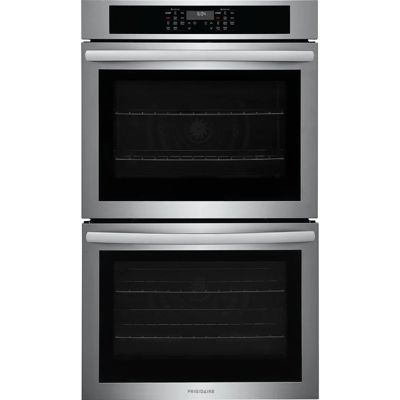Frigidaire Four mural encastré double de 30 po, 10,6 pi. cu. avec friture à l'air chaud FCWD3030AS