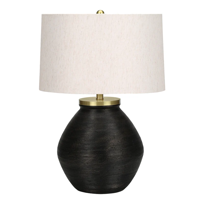 Lampe de table en béton texturé 25 po - I 9714-9715