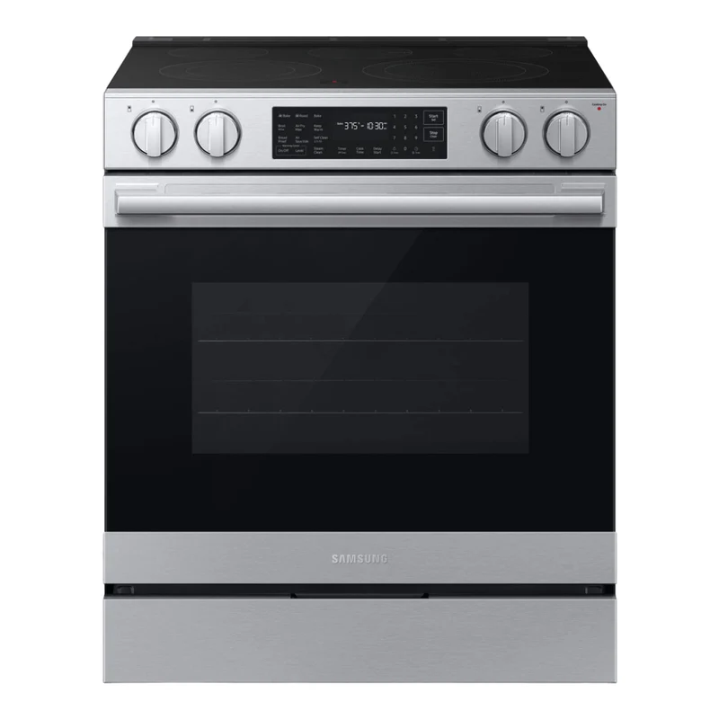 Cuisinière électrique encastrable 30 po, 6,3 pi³ Inox avec Air Fry, Air Sous Vide et Wi-Fi