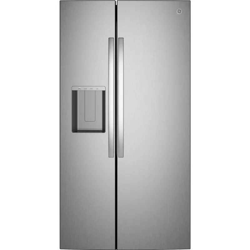 GE Réfrigérateur côte à côte de 36 pouces, 27,9 pi. cu. avec distributeur extra-haut GSS28NYYFS
