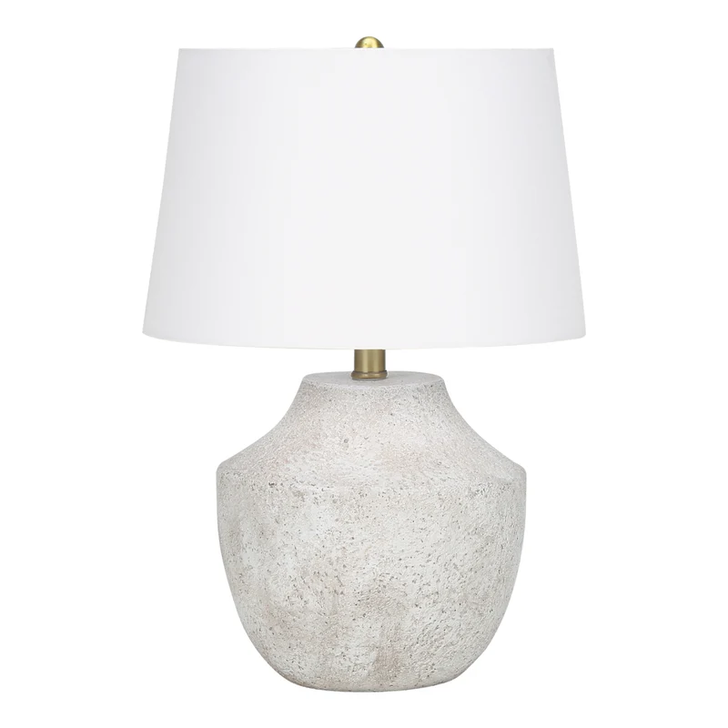 Lampe de table en béton texturé 20 po - I 9729-9730