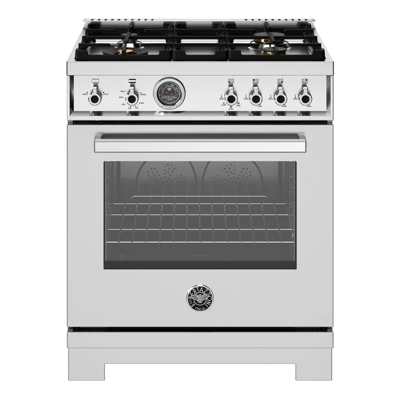 Cuisinière au gaz 30 po, 4,7 pi³ avec Convection double et Brûleurs MonoBloc - Série Professional