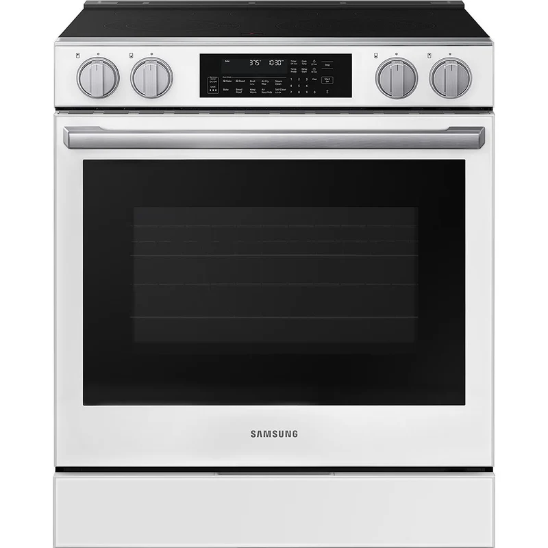 Samsung Cuisinière encastrable électrique de 30 pouces avec Wi-Fi NSE90H63SWAC