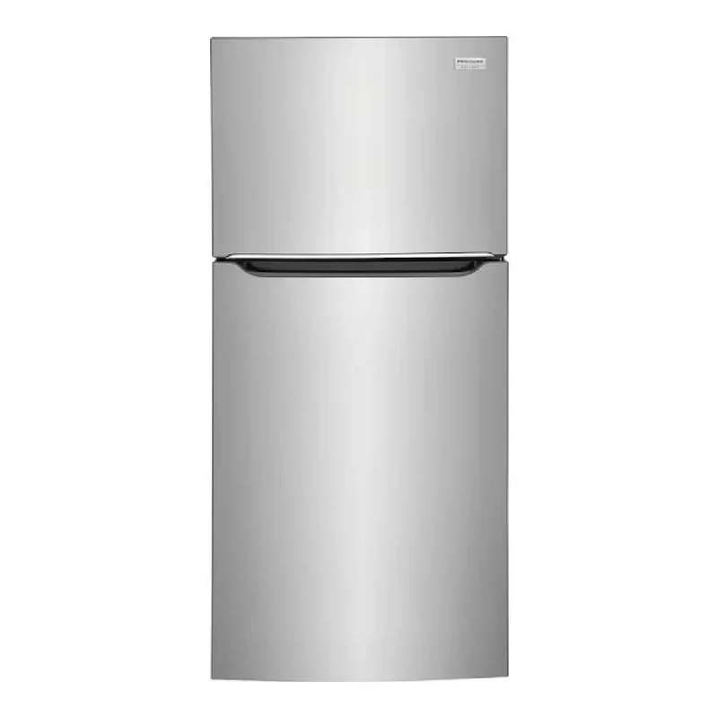 Réfrigérateur à congélateur supérieur 30 po, 20 pi³ Inox - Prêt pour le garage