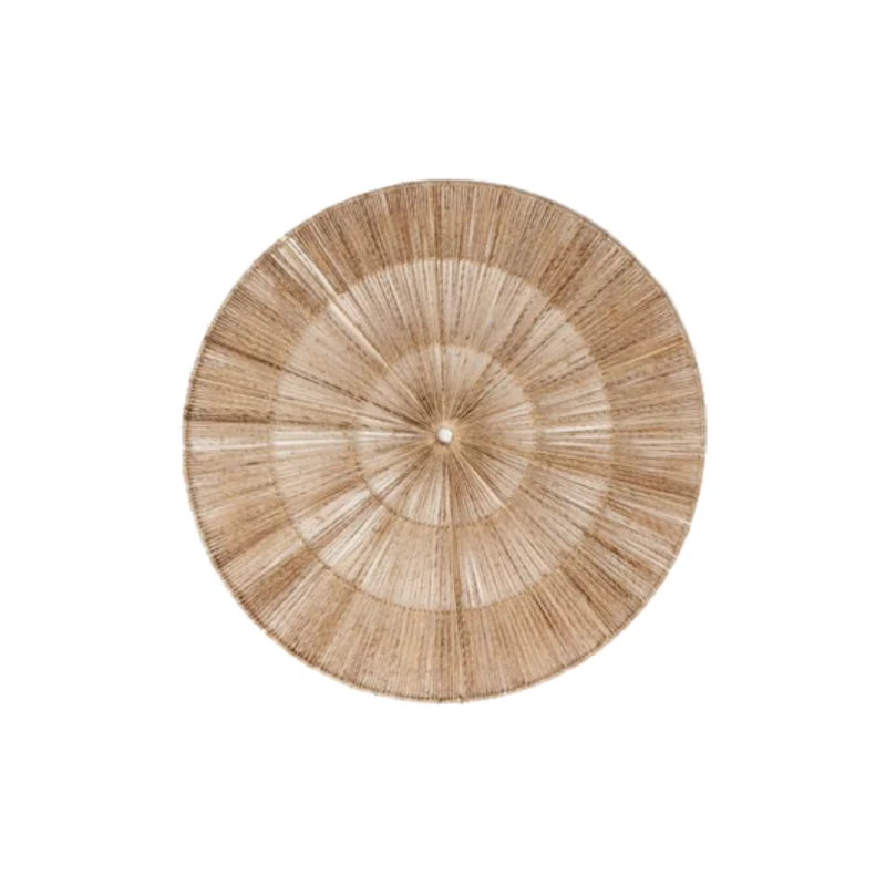 Décoration murale ronde en jute naturel - Arianna