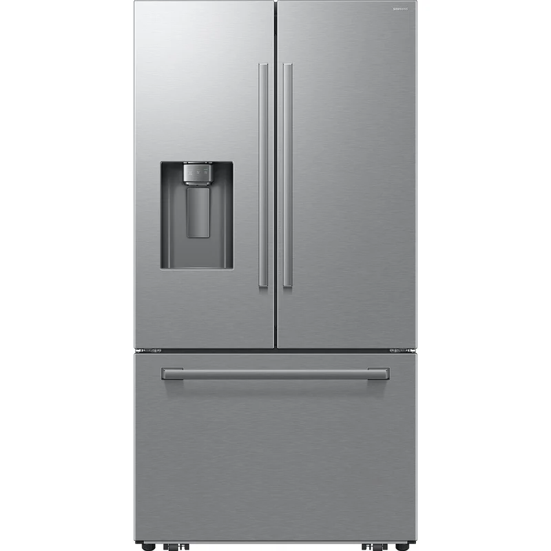 Samsung Réfrigérateur trois portes avec porte à deux battants avec distributeur d'eau et de glaçons RF70H30HERAA