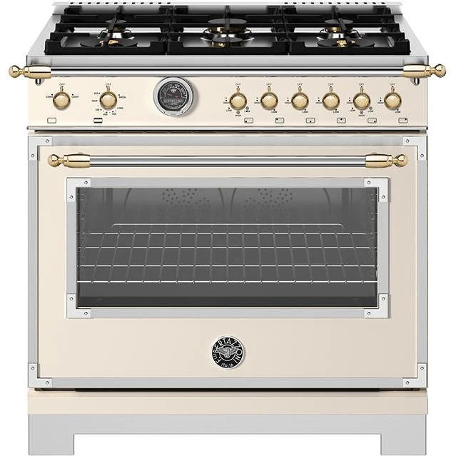 Bertazzoni Cuisinière amovible à gaz de 36 pouces HER366BCFGMAG