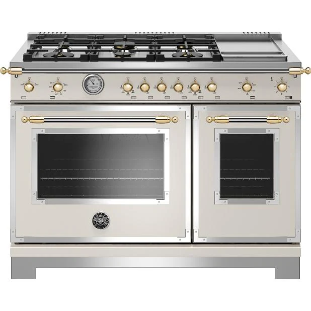 Bertazzoni Cuisinière amovible à gaz de 48 pouces HER486BTFGMAG