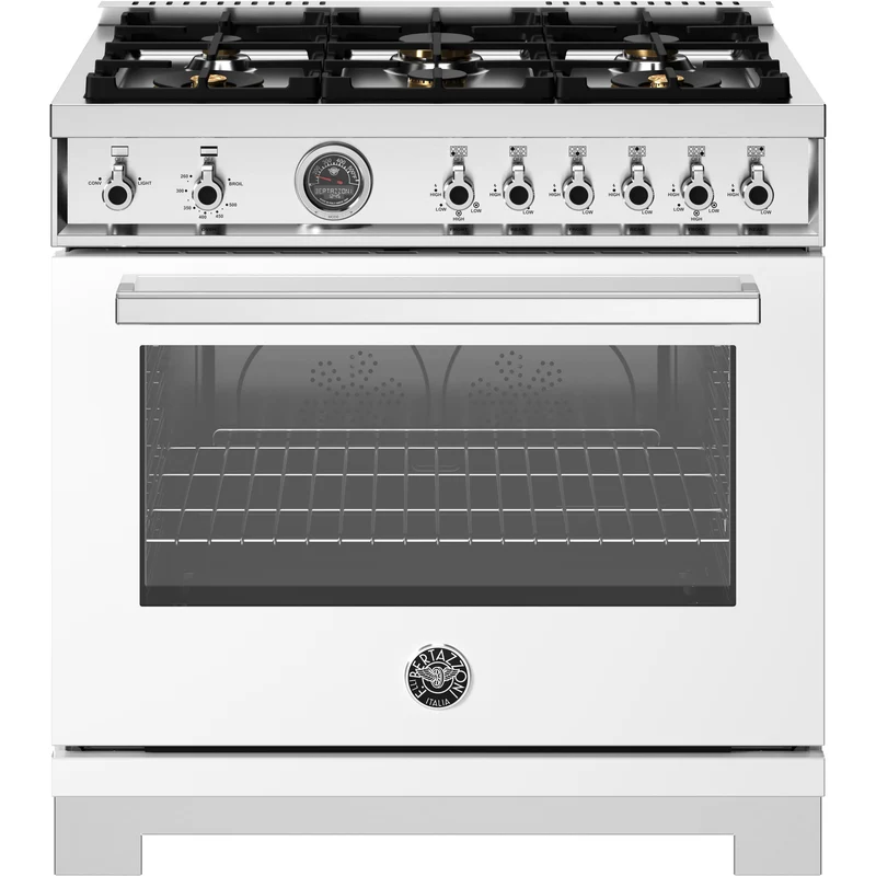 Bertazzoni Cuisinière amovible à gaz de 36 pouces PRO366BCFGMBIT
