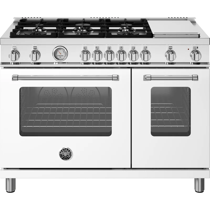 Bertazzoni Cuisinière amovible à gaz de 48 pouces MAS486GGASBIV