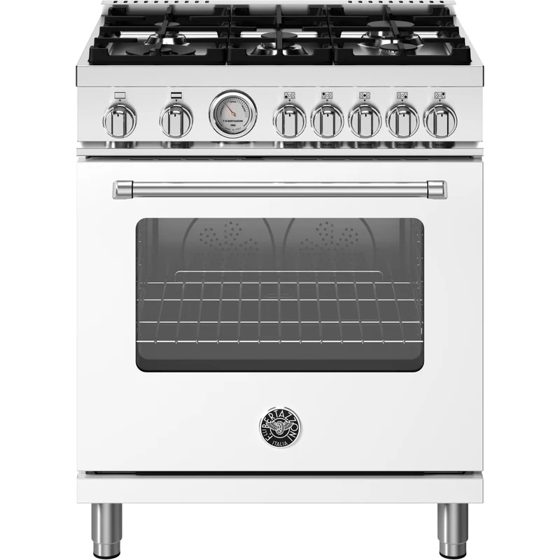 Bertazzoni Cuisinière amovible à gaz de 30 pouces MAS305GASBIV