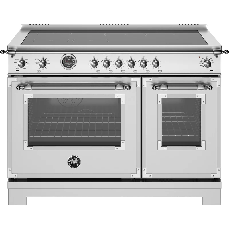 Bertazzoni Cuisinière amovible à induction de 48 pouces HER486IGFEPXT