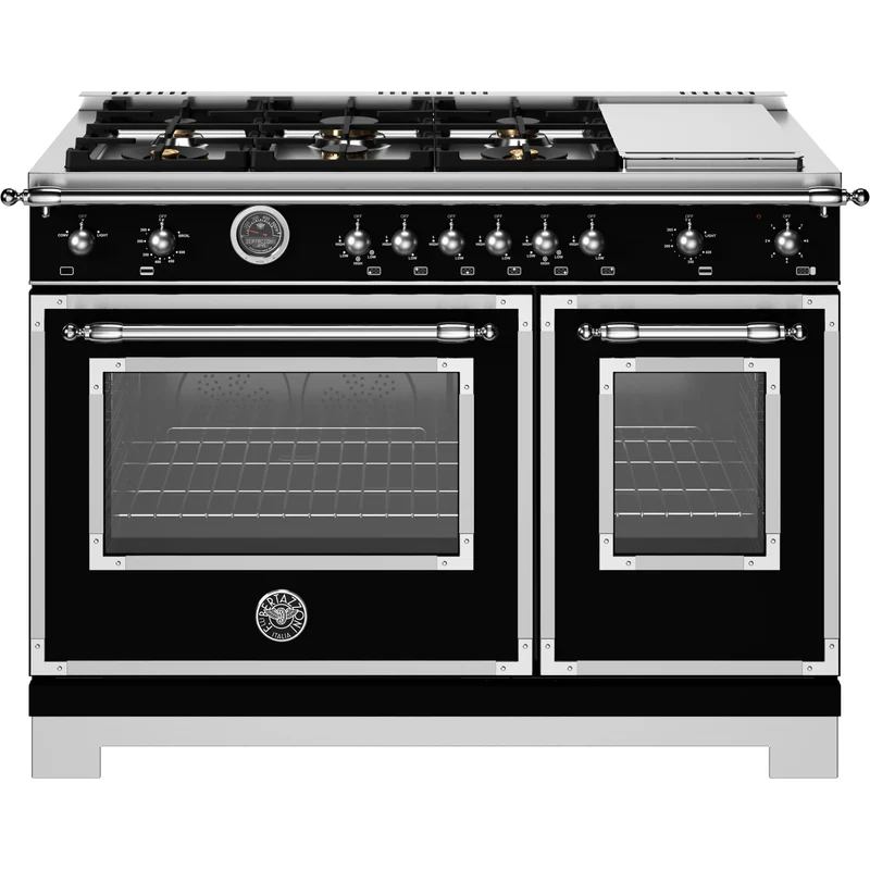 Bertazzoni Cuisinière amovible à gaz de 48 pouces HER486BTFGMNET