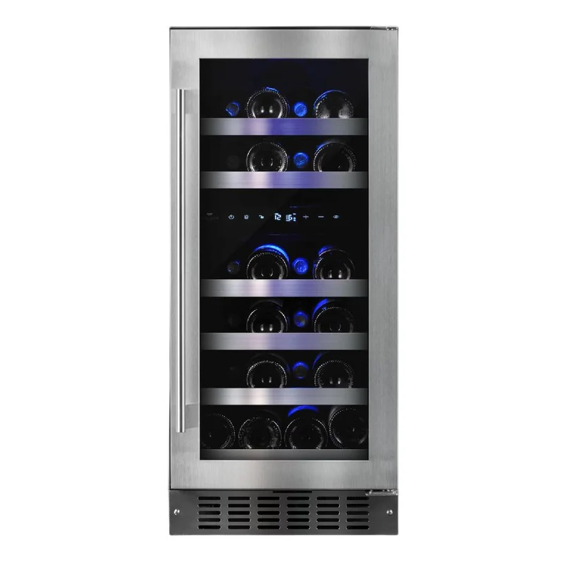Cellier 15 po, à 2 zones - 26 bouteilles Inox - Gamme Diamond