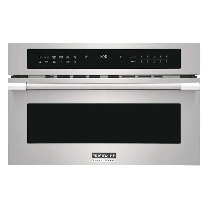Micro-ondes encastrable 30 po, 1,6 pi³ Inox avec Convection intégrée et Air Fry