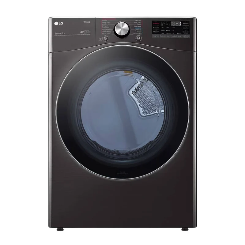 Sécheuse électrique 27 po, 7,4 pi³ Acier noir mat avec TurboSteam® & Allergiene