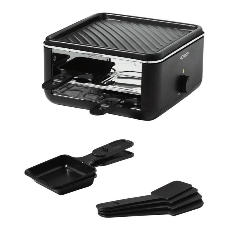 Ensemble à raclette électrique pour 4 personnes
