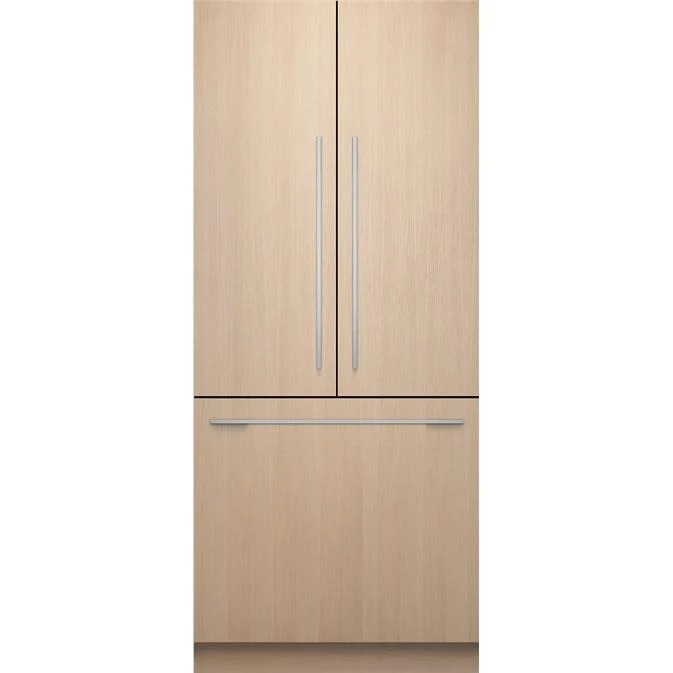 Fisher & Paykel Réfrigérateur trois portes avec porte à deux battants encastré de 36 pouces, 19,2 pi. cu. avec eau et glace RS3684AUVE1