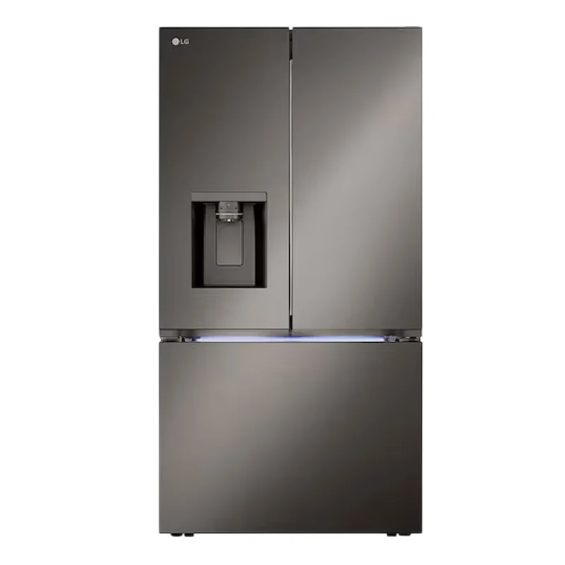 Réfrigérateur porte française à profondeur de comptoir 36 po, 26 pi³ Inox avec Wi-Fi et distributeur d'eau