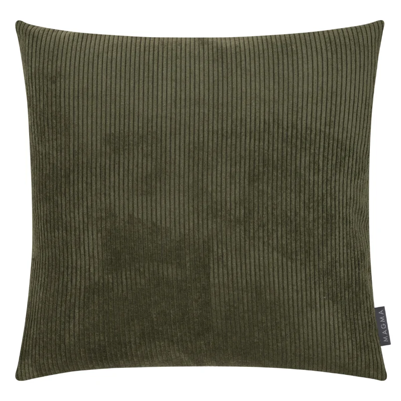 Coussin 18 x 18 po en velours côtelé - Inga