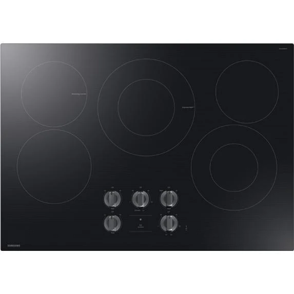Samsung Table de cuisson encastrée électrique de 30 pouces avec boutons illuminés NZ30FG6332RKAA