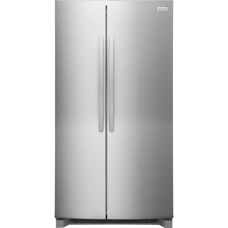 Frigidaire Réfrigérateur côte-à-côte à profondeur standard de 36 pouces, 26 pi. cu. FRSN2610AF