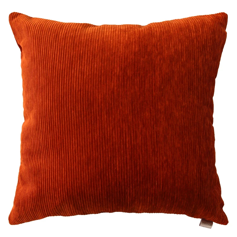 Coussin 20 x 20 po en velours côtelé - Ricardo
