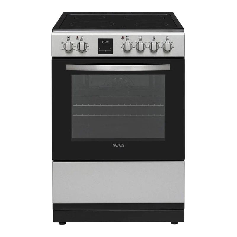 Cuisinière électrique 24 po, 2,44 pi³ Inox avec Convection véritable