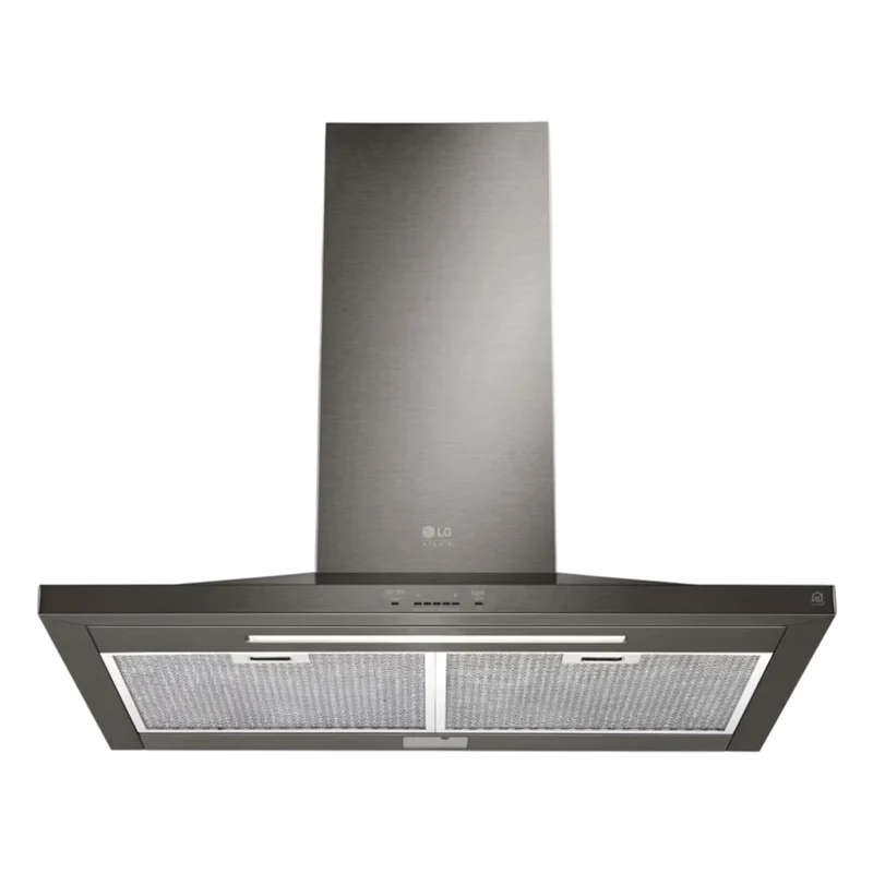 Hotte cheminée murale 36 po 600 CFM, Inox graphite avec 5 vitesses et Wi-Fi