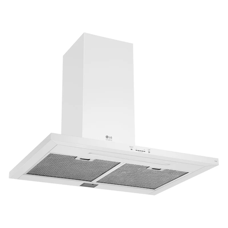 Hotte cheminée murale 30 po 600 PCM, Blanc avec Wi-Fi - White Essence