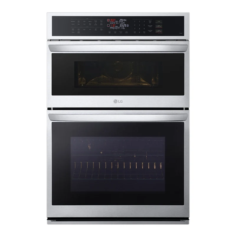 Four mural encastrable combiné intelligent 30 po. Inox