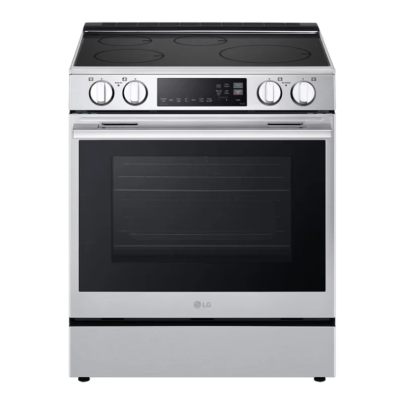 Cuisinière à induction encastrable 30 po, 6,3 pi³ Inox avec Convection ProBake®, Air Fry et EasyClean®