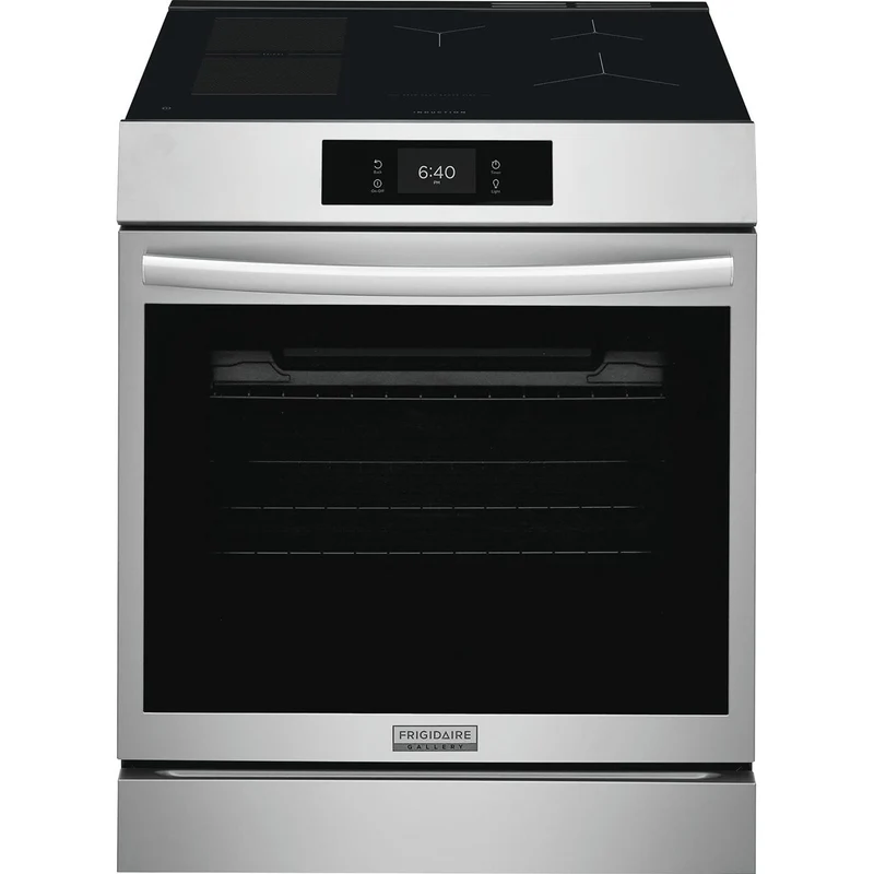 Frigidaire Gallery Cuisinière électrique à induction de 30 pouces avec fonction Pizza cuite sur pierre GCFI307CBF